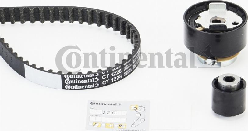 Contitech CT1228K2 - Комплект зубчатого ремня ГРМ autosila-amz.com