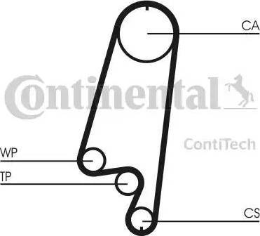 Continental CT866K1 - Комплект зубчатого ремня ГРМ autosila-amz.com