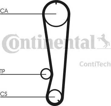 Continental CT788K1 - Комплект зубчатого ремня ГРМ autosila-amz.com