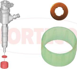 Corteco 49445014 - Комплект уплотнительных колец, клапанная форсунка autosila-amz.com