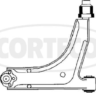 Corteco 49400486 - Рычаг подвески колеса autosila-amz.com