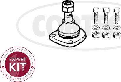Corteco 49400507 - Шаровая опора, несущий / направляющий шарнир autosila-amz.com
