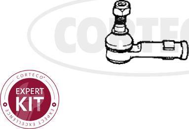 Corteco 49401484 - Наконечник рулевой тяги, шарнир autosila-amz.com