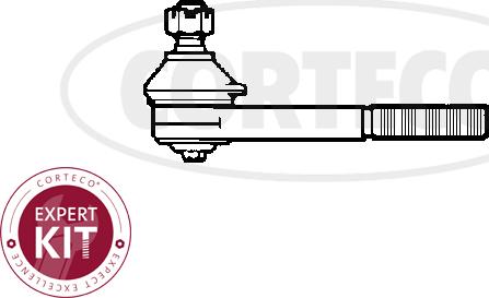 Corteco 49401360 - Наконечник рулевой тяги, шарнир autosila-amz.com