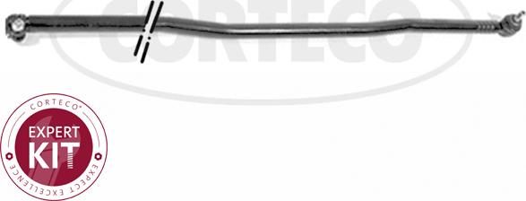 Corteco 49401701 - Наконечник рулевой тяги, шарнир autosila-amz.com