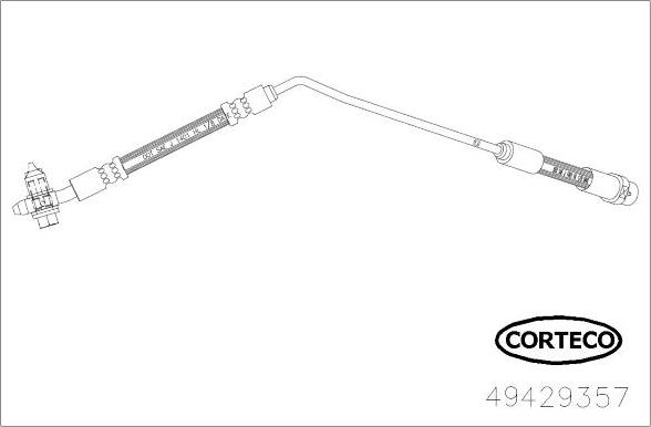Corteco 49429357 - Тормозной шланг autosila-amz.com