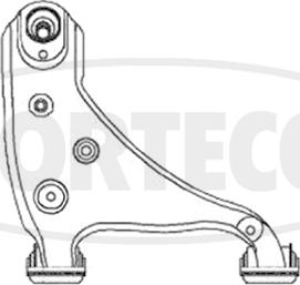 Corteco 49397453 - Рычаг подвески колеса autosila-amz.com