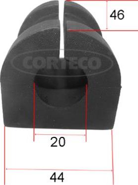 Corteco 49363595 - Втулка стабилизатора autosila-amz.com