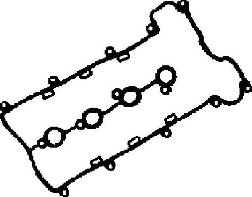 Corteco 440104P - Прокладка, крышка головки цилиндра autosila-amz.com