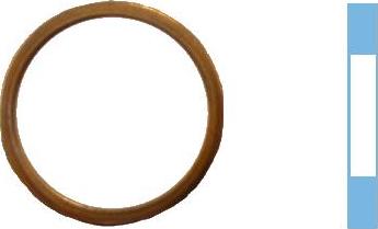Corteco 005594S - Уплотнительное кольцо, резьбовая пробка маслосливного отверстия autosila-amz.com