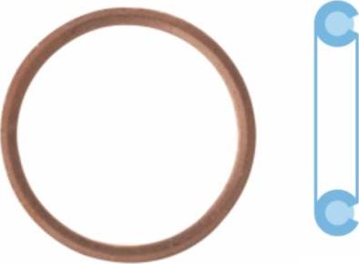 Corteco 005506S - Уплотнительное кольцо, резьбовая пробка маслосливного отверстия autosila-amz.com