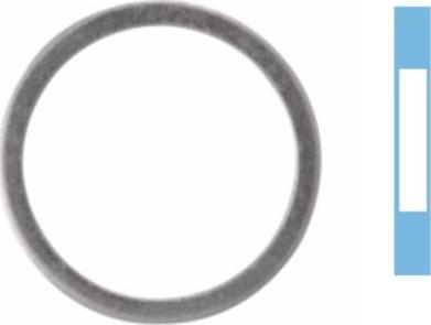 Corteco 005501H - Уплотнительное кольцо, резьбовая пробка маслосливного отверстия autosila-amz.com