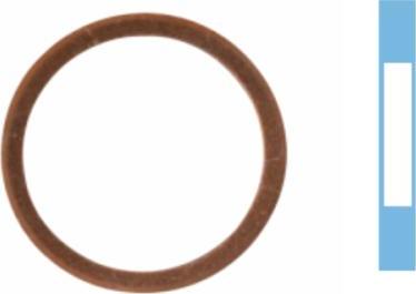 Corteco 005699H - Уплотнительное кольцо, резьбовая пробка маслосливного отверстия autosila-amz.com