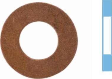 Corteco 005696H - Уплотнительное кольцо, резьбовая пробка маслосливного отверстия autosila-amz.com