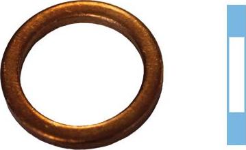 Corteco 005783H - Уплотнительное кольцо, резьбовая пробка маслосливного отверстия autosila-amz.com