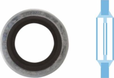 Corteco 006339S - Уплотнительное кольцо, резьбовая пробка маслосливного отверстия autosila-amz.com