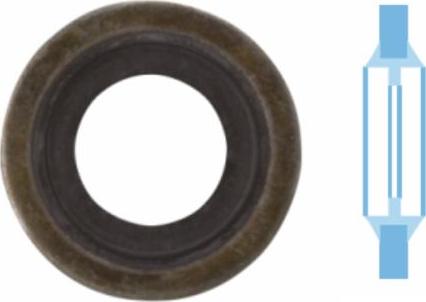 Corteco 008798S - Уплотнительное кольцо, резьбовая пробка маслосливного отверстия autosila-amz.com