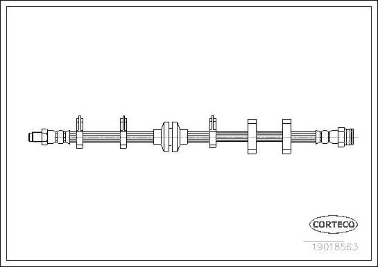 Corteco 19018563 - Тормозной шланг autosila-amz.com