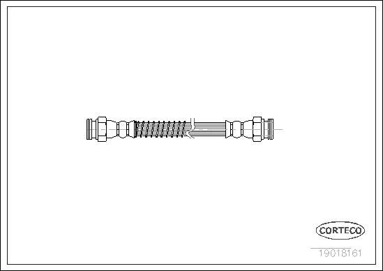 Corteco 19018161 - Тормозной шланг autosila-amz.com