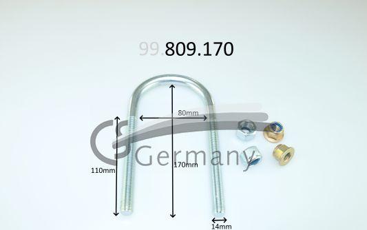 CS Germany 99.809.170 - Стремянка рессоры autosila-amz.com