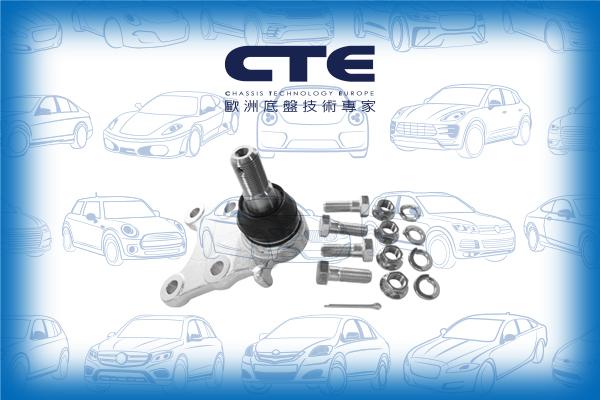 CTE CBJ08004A - Шаровая опора, несущий / направляющий шарнир autosila-amz.com