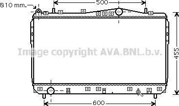 DAEWOO 96433350 - Радиатор, охлаждение двигателя autosila-amz.com