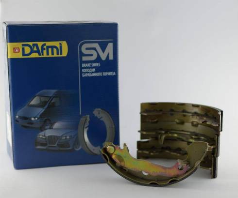 Dafmi DA189 - Комплект тормозных колодок, барабанные autosila-amz.com