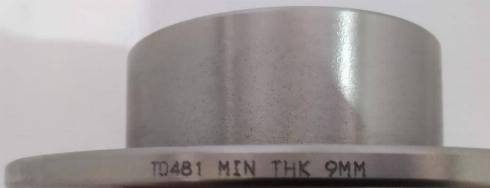Dafmi TD481 - Тормозной диск autosila-amz.com