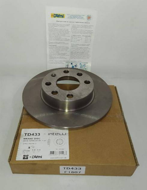 Dafmi TD433 - Тормозной диск autosila-amz.com