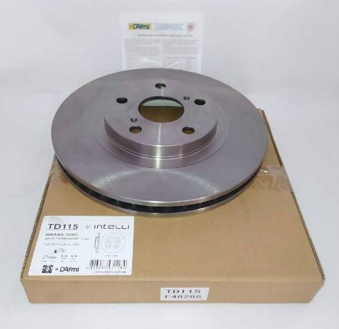 Dafmi TD115 - Тормозной диск autosila-amz.com