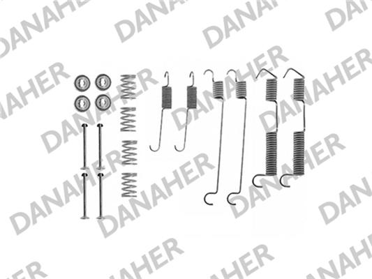 Danaher 7646 - Комплектующие, барабанный тормозной механизм autosila-amz.com
