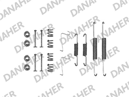 Danaher 7603 - Комплектующие, барабанный тормозной механизм autosila-amz.com