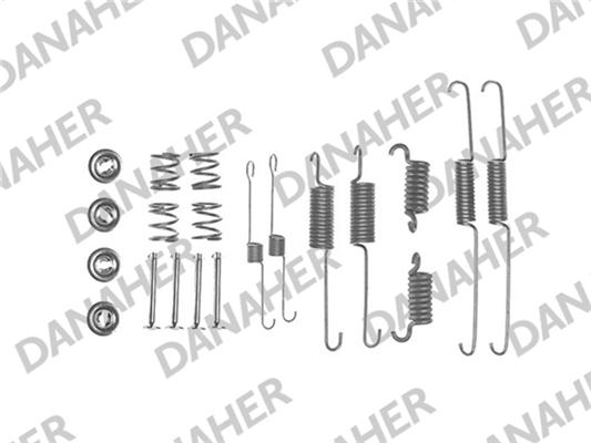 Danaher 7615 - Комплектующие, барабанный тормозной механизм autosila-amz.com