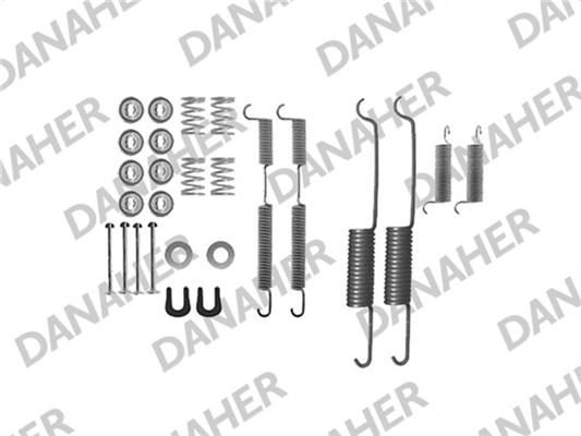Danaher 7687 - Комплектующие, барабанный тормозной механизм autosila-amz.com