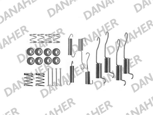 Danaher 7776 - Комплектующие, барабанный тормозной механизм autosila-amz.com