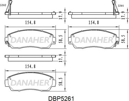 Japanparts JPA415 - Тормозные колодки, дисковые, комплект autosila-amz.com