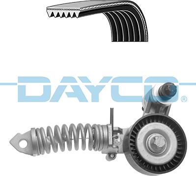 Dayco KPV498 - Поликлиновый ременный комплект autosila-amz.com