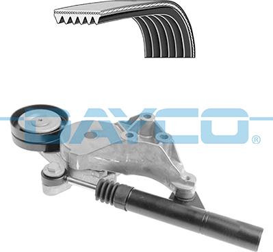 Dayco KPV522 - Поликлиновый ременный комплект autosila-amz.com