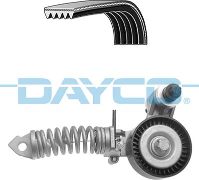 Dayco KPV395 - Поликлиновый ременный комплект autosila-amz.com