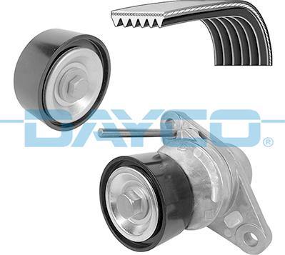 Dayco KPV207 - Поликлиновый ременный комплект autosila-amz.com
