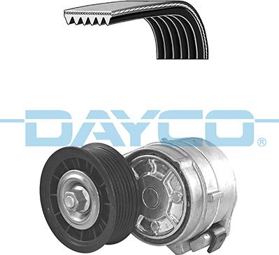 Dayco KPV745 - Комплект поликлинового ремня autosila-amz.com