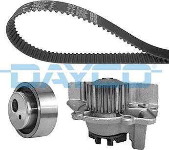 Dayco KTBWP1141 - Водяной насос + комплект зубчатого ремня ГРМ autosila-amz.com