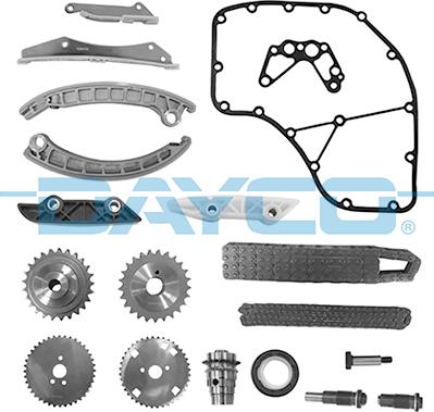 Dayco KTC1099 - Комплект цепи привода распредвала autosila-amz.com