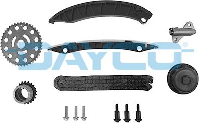 Dayco KTC1020 - Комплект цепи привода распредвала autosila-amz.com