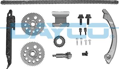 Dayco KTC1070 - Комплект цепи привода распредвала autosila-amz.com