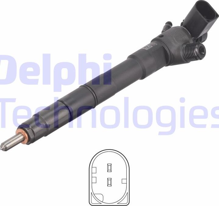 Delphi 28543147 - Форсунка инжекторная autosila-amz.com
