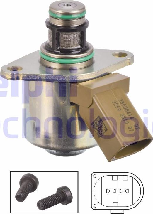 Delphi 7135-818 - Комплект входного клапана autosila-amz.com