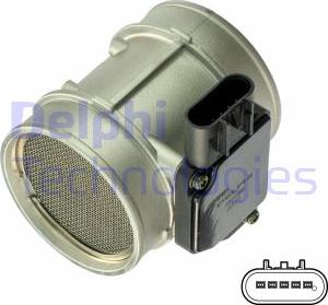 Delphi AF10495-12B1 - Датчик потока, массы воздуха autosila-amz.com