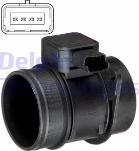 Delphi AF10500-12B1 - Датчик потока, массы воздуха autosila-amz.com