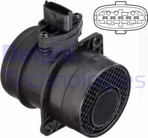 Delphi AF10622-12B1 - Датчик потока, массы воздуха autosila-amz.com